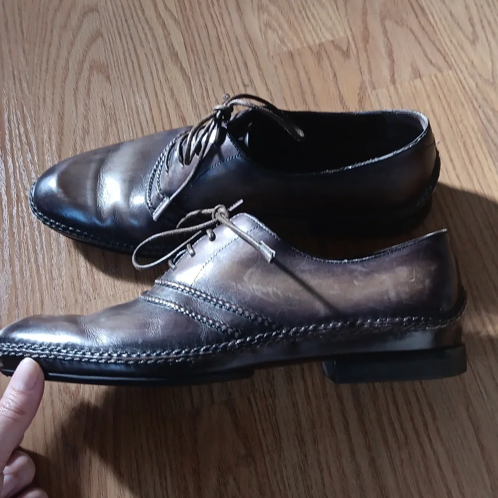 Berluti Leather Oxfords Size 6.5